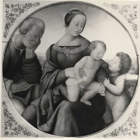 Reimers, Jan H. — Anonimo fiorentino - sec. XVI - Sacra Famiglia con san Giovannino — insieme